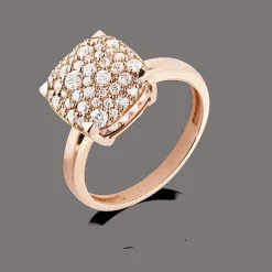 Cesare Pompanon Ring Bague Poppy Pavage 12879 R
